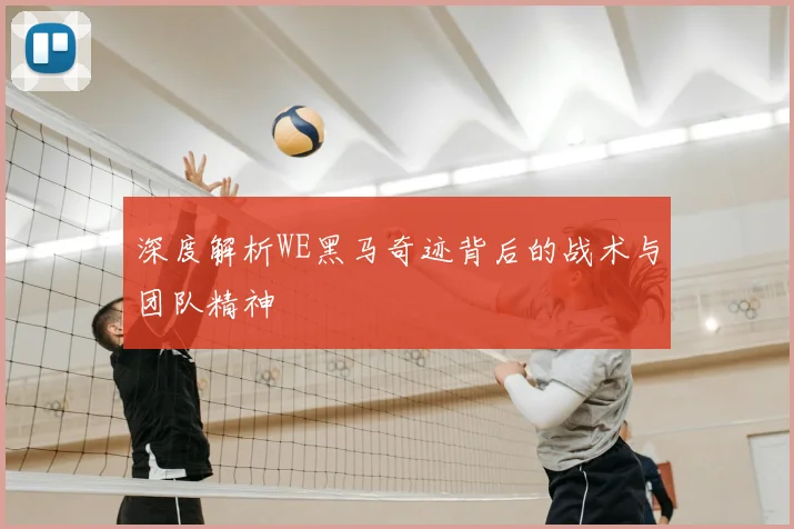 深度解析WE黑马奇迹背后的战术与团队精神